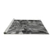 Sideview of Machine Washable Transitional Gray Rug, wshpat812gry