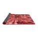 Thickness of Patterned Red Rug, pat812rd