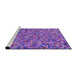 Sideview of Machine Washable Transitional Purple Rug, wshpat813pur