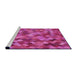 Sideview of Machine Washable Transitional Crimson Purple Rug, wshpat815pur