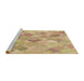 Sideview of Machine Washable Transitional Bronze Brown Rug, wshpat818brn