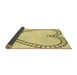 Thickness of Patterned Sun Yellow Rug, pat82yw