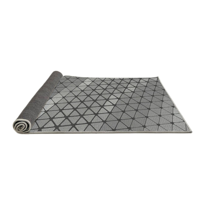 Thickness of Patterned Ash Gray Rug, pat820gry