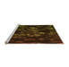 Sideview of Machine Washable Transitional Dark Bronze Brown Rug, wshpat824org