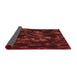 Thickness of Patterned Red Rug, pat824rd