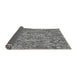 Thickness of Patterned Carbon Gray Rug, pat826gry