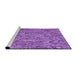 Sideview of Machine Washable Transitional Purple Rug, wshpat826pur