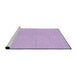 Sideview of Machine Washable Transitional Purple Rug, wshpat827pur