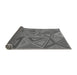 Thickness of Patterned Gray Rug, pat832gry