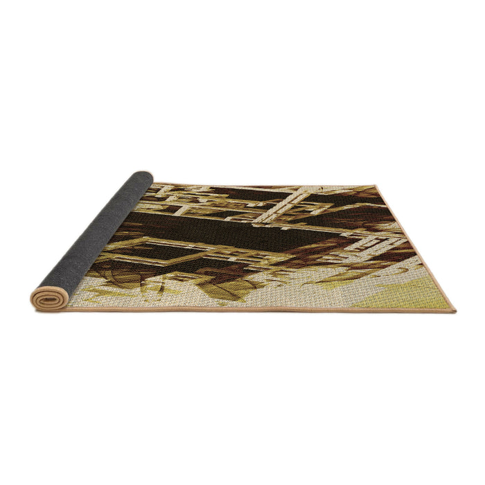 Thickness of Patterned Bakers Brown Rug, pat836brn