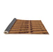 Thickness of Patterned Saddle Brown Rug, pat839org