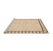 Sideview of Machine Washable Transitional Peru Brown Rug, wshpat84org