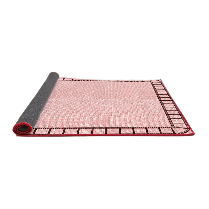 Thickness of Patterned Pink Rug, pat84rd