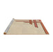 Sideview of Machine Washable Transitional Peru Brown Rug, wshpat841brn