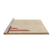 Sideview of Machine Washable Transitional Peru Brown Rug, wshpat842brn