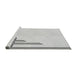 Sideview of Machine Washable Transitional Platinum Gray Rug, wshpat842gry