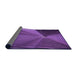 Thickness of Patterned Purple Rug, pat844pur