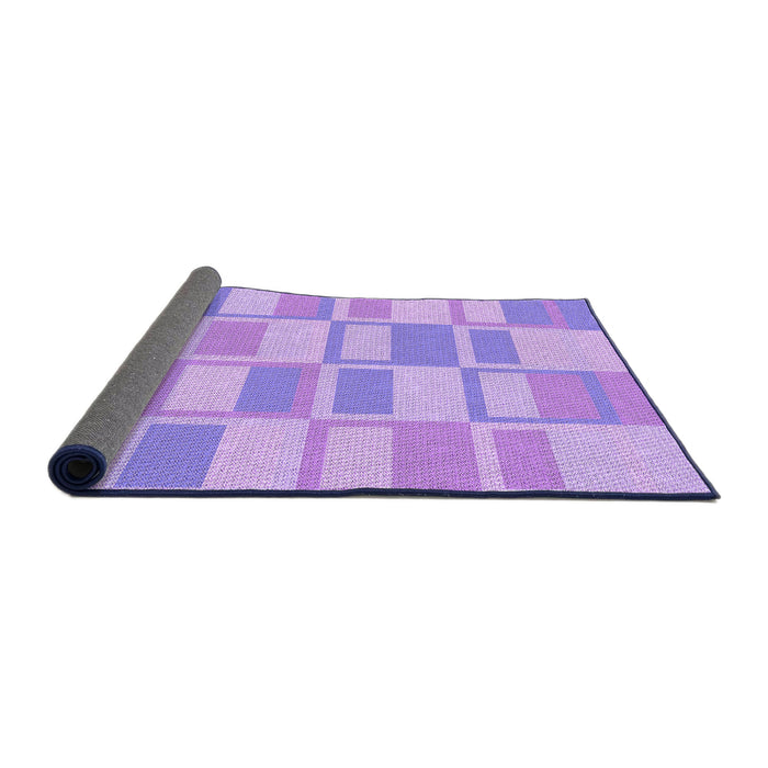 Thickness of Patterned Purple Rug, pat846pur