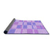 Thickness of Patterned Purple Rug, pat846pur