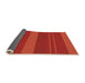 Thickness of Patterned Scarlet Red Rug, pat847org