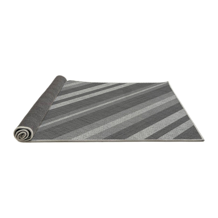 Thickness of Patterned Carbon Gray Rug, pat848gry