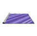 Sideview of Machine Washable Transitional Purple Mimosa Purple Rug, wshpat848pur