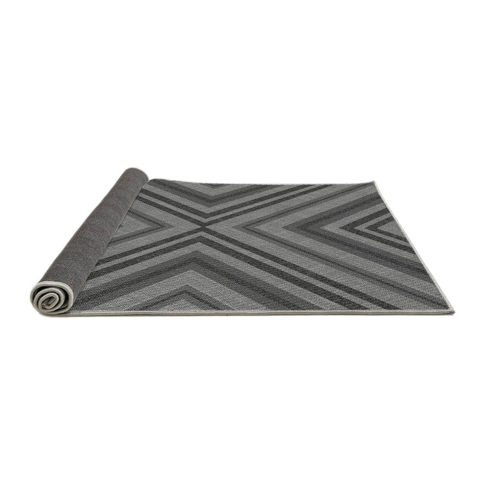 Thickness of Patterned Gray Rug, pat849gry