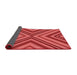 Thickness of Patterned Red Rug, pat849rd