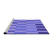 Sideview of Machine Washable Transitional Purple Mimosa Purple Rug, wshpat850pur