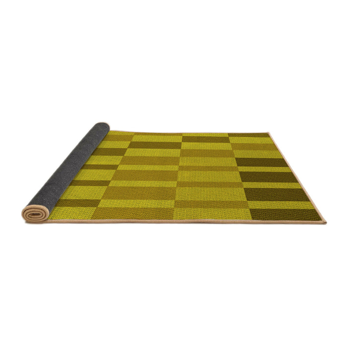 Thickness of Patterned Dark Bisque Brown Rug, pat850yw