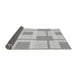 Thickness of Patterned Gunmetal Gray Rug, pat851gry