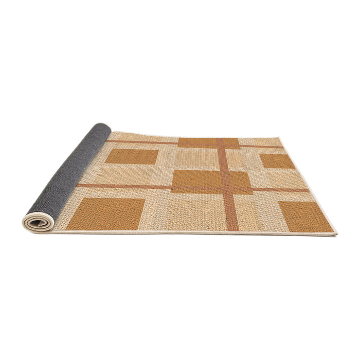 Thickness of Patterned Brown Gold Rug, pat851org