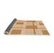 Thickness of Patterned Brown Gold Rug, pat851org