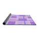 Thickness of Patterned Purple Rug, pat851pur