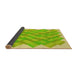 Thickness of Patterned Pistachio Green Rug, pat853yw