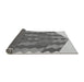 Thickness of Patterned Cloud Gray Rug, pat854gry
