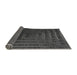 Thickness of Patterned Charcoal Black Rug, pat857gry