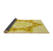 Thickness of Patterned Yellow Rug, pat858yw