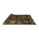 Thickness of Patterned Copper Brown Rug, pat859brn