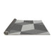 Thickness of Patterned Silver Gray Rug, pat860gry