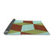 Thickness of Patterned Light Green Rug, pat860lblu