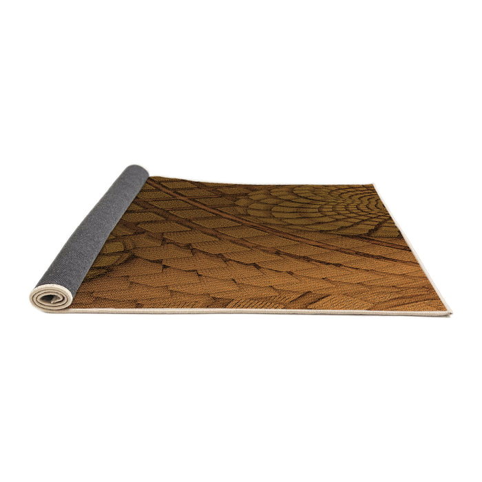 Thickness of Patterned Red Rug, pat866org