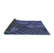 Thickness of Patterned Sky Blue Rug, pat867blu