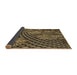 Thickness of Patterned Bronze Brown Rug, pat867brn