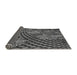 Thickness of Patterned Gunmetal Gray Rug, pat867gry