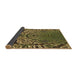 Thickness of Patterned Brown Rug, pat868brn