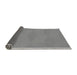 Thickness of Patterned Silver Gray Rug, pat870gry