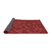 Thickness of Patterned Tomato Red Rug, pat875rd