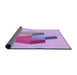 Thickness of Patterned Purple Rug, pat877pur