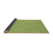 Thickness of Patterned Green Rug, pat885brn